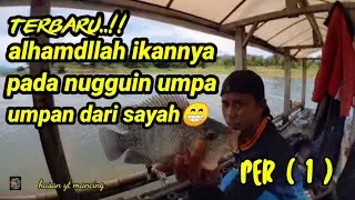 TERBARU..!! alhamdllah ikannya pada nungguin umpan sayah😁 rakit mang oming 