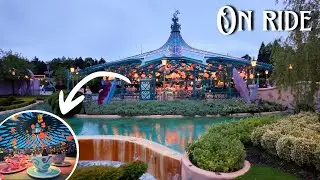 🫖 [4k] Mad Hatter's Tea Cups [On Ride] Disneyland Paris