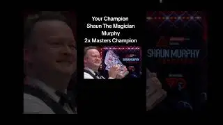 Your Champion Shaun The Magician Murphy 2x Masters Champion