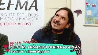 Nicol&aacute;s Armando Herrera Farf&aacute;n en la Charla homenaje al Padre Camilo Torres Restrepo