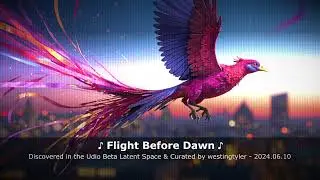 Flight Before Dawn || Made with AI (Udio)
