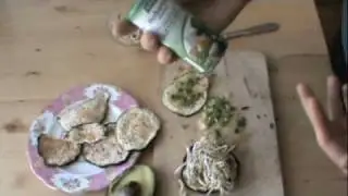 Raw Eggplant Bread Sandwich Recipe, Ep164