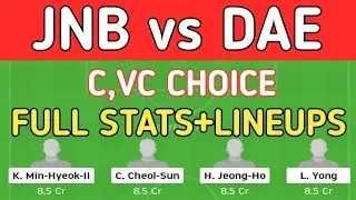 JNB vs DAE DREAM11 PREDICTION I JNB vs DAE FOOTBALL TODAY MATCH PREDICTION