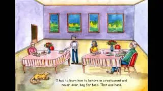 children story book with voice over. (Abe The Service Dog)