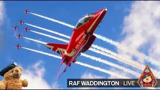 LIVE RAF WADDINGTON HOME OF THE ROYAL AIR FORCE AEROBATICS TEAM RED ARROWS 23.04.25