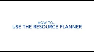 How to use the Resource Planner - HireHop Equipment Rental Software