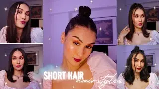 5 Coiffures pour les cheveux courts ! 😍 / Hairstyles for short hair ! 😍