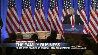 Office of Government Ethics: Trump’s Plan to Turn His Businesses Over to Sons ‘Wholly Inadequate’