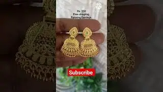 Forming Earrings 8248177897 #freeshipping #earrings #jewellery #trending #gold #impon #Forming