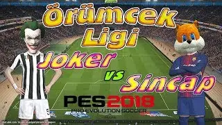 PES2018 &Ouml;r&uuml;mcek Ligi Joker - Sincap Ma&ccedil;ı &Ouml;r&uuml;mcek Adam Kanalında