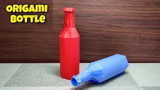 Origami Bottle | Origami tutorial | Paper craft
