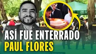 El último adiós al vocalista de Armonía 10 Paul Flores: Piden justicia en su entierro