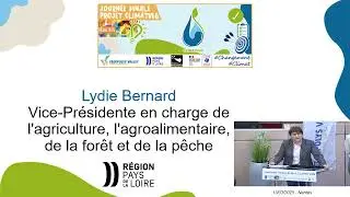 Journ&eacute;e finale du projet CLIMATVEG - Introduction Lydie Bernard