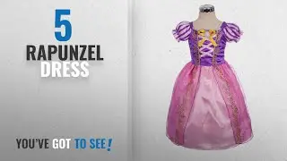 Top 10 Rapunzel Dress [2018]: Dressy Daisy Girls' Princess Rapunzel Dress up Fairy Tales Costume