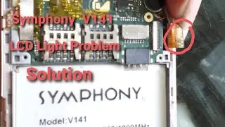 Symphony V141 Lcd Light Problem Jumper Solution