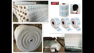 Disposable Elastic Paper Collars Neck Strips