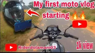 My first moto vlog🔥🔥//Discover100cc🏍️//Riderdolamani03