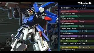 Full Armor ZZ Gundam - Gundam Extreme Versus Maxi Boost ON Combo Guide