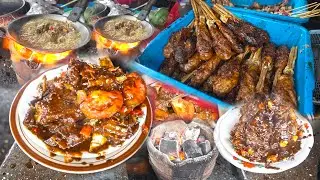 RATUSAN KILO DAGING KAMBING DAN TULANGAN LUDES !!! SATE BUNTEL DAN TENGKLENG PEDAS MANIS KHAS SOLO.
