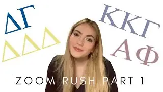 SORORITY RUSH PART 1! *Syracuse University* | Lauren Rockwell