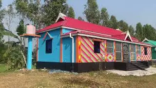 new model village half building Tangail 