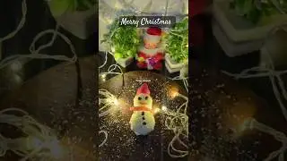 Snowman from bread and chocolate #christmas #snowman #santaclaus