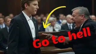 🔥 Judge Fines Barron Trump for Wearing a Cross&mdash;Instantly Regrets It! 🔥