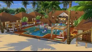Spa Calient | The Sims 4 | Ilhas Tropicais | Island Living | Speed Build