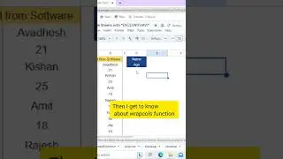 Wrapcols Function | Data Cleaning hack | Google Sheets Excel