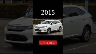 😈 Evolution of Toyota Harrier  🔥 #best #trending #youtube #offroad #youtubetop