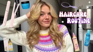 Мой уход за волосами/стилистика ♡ +Урок по челкам от Сабрины Карпентер