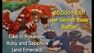 Secret Base EXP Farming - Pok&eacute;mon Sapphire/Ruby/Emerald