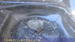 DIY Spare Tire Compartment Fix Quick Damage Repair Tip Smash Pound Out Dent Review Video