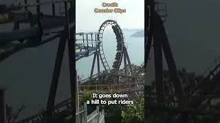 &laquo;Дракон&raquo;: небольшие и КРАСОЧНЫЕ американские горки с петлями в парке Ocean Park (Американские гор...