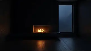 Cozy Fireplace & Rain Sounds for Deep Sleep I 8 Hours I HD