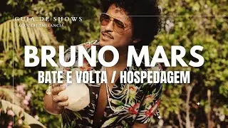 Show do Bruno Mars no Brasil em 2024: bate e volta e onde procurar hospedagem (04/05)