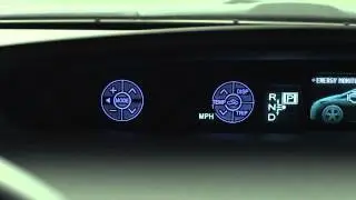 2012 Prius  Touch Tracer Steering Wheel Controls