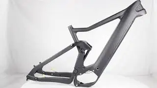 Full suspension eMTB frameset fiting Shimano steps E8000 motor engine and Darfon battery #emtb frame