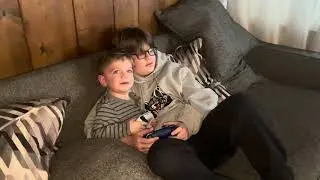Playing race car video games 