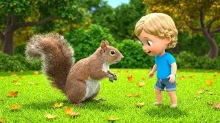 Naughty Squirrel Hid the Golden Acorns 🐿️ | Nursery Rhymes for Kids & Baby Songs