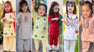 Baby Girls Embroidery Work Dress Idea|Handmade Embroidery Design for Little Girls|Baby Dress Design 