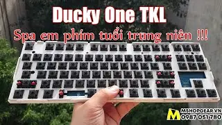 Ducky One TKL - Cherry Black sw lube  -  Stabilizer modding - Foam PCB -   Sound test   mshopgear vn