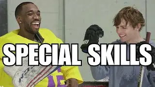Ross Lynch Teaches Jay Pharoah Hockey  | IMDB Special Skills (2020)