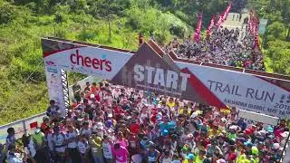 Aerial Video Cheers Trail Run 2018