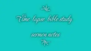 Luke 9 | Are You A Living Sacrifice | Bible Scripture Sermon Notes | Time Lapse Art Coloring