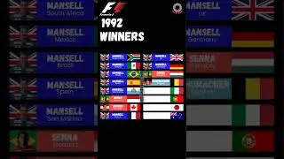 Formula 1 1992 winners