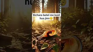 BOTEL ME  KAID JINN 😱 |ajad hua#cartoon #shortvideo #shortsfeed #3danimation #shorts