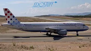 Croatia Airlines Airbus A320 9A-CTK Takeoff - Dubrovnik Airport LDDU/DBV