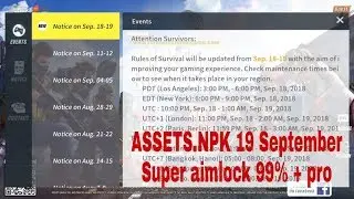 assetsnpk 10 October aimlock 99%