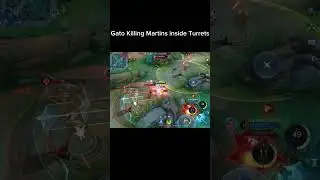 Gato Killing Martis Inside The Turrets #mobilelegends #mlbb #mobolegend #gato #martis